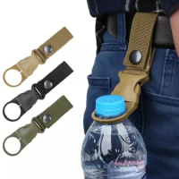 tactical nylon ribbon multifunctional mountaineering buckle portable water bottle quick mineral water bottle buckle
