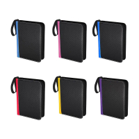 Bộ binder giao dịch 9 ngăn chống nước có khóa kéo, hộp đựng tiêu chuẩn, binder thẻ và giá đỡ thẻ dàn