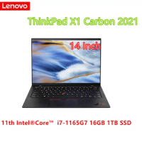 Lenovo Laptop ThinkPad X1 Carbon 2021 Gen 9 With 14 Inch Led Backlit Screen i7-1165G7 16GB 1TB SSD Win10 Pro