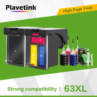 Plavetink Ink Cartridges For HP63 For HP63XL 63 XL 63XL DESKJET 1112 2130 2132 3630 3632 ENVY 4516 4512 4520 4522 Inkjet Printer
