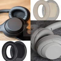 Replacement Ear Pads Cushions Covers for Sony WH-1000XM4 Headphones With Noise Isolation Memory Foam