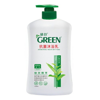 綠的抗菌沐浴乳-綠茶1000ml【愛買】