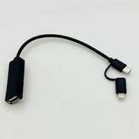 內地直送 - 蘋果安卓直連OTG轉接器支援所有智慧手機和平板支援MJEPG格式鏡頭