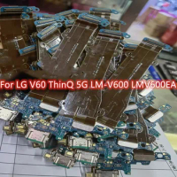 1pcs For LG V60 ThinQ 5G LM-V600 LMV600EA USB Charger Charging Port Dock Connector For LG V60 ThinQ USB Charging Port Flex Cable