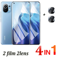 Hidrogel Film Mi 11 lite 5G Soft Glass for Mi 9T 10T 11T Pro Hydrogel Xiaomi Mi 11 lite Screen Protector Film Mi11 Lite 11 Ultra