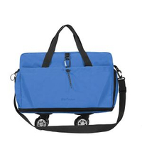 全城熱賣 - 手提包大容量短途旅行包女旅遊待產收納行李袋運動帶輪子健身包男藍色