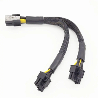 Cáp nối dài nguồn cho GPU/thẻ video và máy múc (miner), từ 8 pin sang 2 x 8 pin (PCIe 8P -> 2x8P)