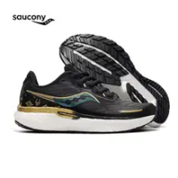 Original Saucony Triumph 19 Men Shockproof Racing Popcorn Outsole Casual Running Shoes Women Sports Cushioning Light Sneakers