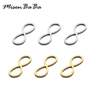 20Pcs/lot Stainless Steel Infinite Pendant For Jewelry DIY Infinite Charm Making Accessories