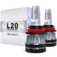 Auto Kit LED H7 6500K 8000LM H1 H4 H3 H8 H9 H11 9005 9006 H13 L20 Led Bulbs 12V 36W F3 Car LED Headlight Bulb Bright Lamp Light