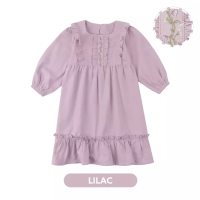 Mooi Heartmade Mooi Dress Anak Gamis Anak Perempuan Raya Collection Larissa Dress - Lilac