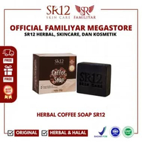 SABUN KOPI HERBAL SABUN KOPI SR12 COFFEE HERBAL SOAP SR12 BPOM/ ANTI KUSAM/ SABUN FLEK HITAM