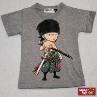 【AMERO】男女裝 圓領短袖T恤(海賊王索隆印花 情侶裝 親子裝 有大尺碼)