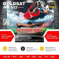 ORIGINAL Set Top Box TV Digital Goldsat Revo DVB T2 Receiver STB