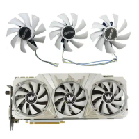 3 fans brand new for GALAXY GeForce GTX1060 1070 1080 1080ti HOF limited edition OC graphics card replacement fan GA92S2H