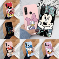 Coque For Huawei P30 P 30 Lite Pro Phone Case Pink Mickey Mouse Minnie Cover Soft TPU Funda For Huawei P30 P30Pro HuaweiP30 Duck