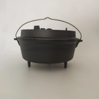 heavy duty cooking pot cast iron dutch oven