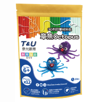 【T&amp;U 泰允創意】3D列印筆材料包–章魚 Octopus(DIY 手作 兒童玩具 3D 顏料隨機)