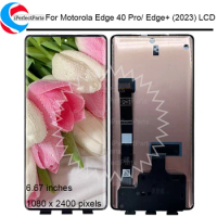6.67'' Original For Motorola Edge 40 Pro LCD With Frame Display Touch Panel Screen Digitizer For Motorola Edge+ (2023) LCD