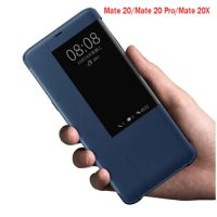 Original Smart View Case For Huawei Mate 20 Pro Auto Sleep Wake Up Flip Cover Slim Phone Case For Huawei Mate 20/20X Fundas Capa