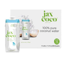 [COSCO代購4] C62089 Jaxcoco Coconut 100%椰子水 每組330毫升 X 12入