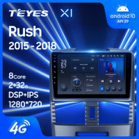 TEYES X1 For Toyota Rush 2015 - 2018 Right hand drive Car Radio Multimedia Video Player Navigation GPS Android 10 No 2din 2 din dvd