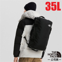 【The North Face】多功能背提兩用行李包35L.大容量雙肩後背包.手提行李袋.旅行包_52RR-KY4 黑