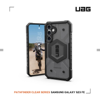 【UAG】Galaxy S23 FE 耐衝擊保護殼-透黑(Galaxy S23 FE 保護殼 保護套)