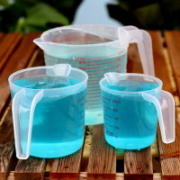 量杯帶刻度量筒園藝量具工具透明塑料大容量杯刻度計加厚耐用量杯