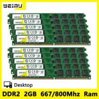 Wholesale 10/30/50Pcs DDR2 2GB Desktop Memory Ram 667 800MHz PC2 5300 6400 1.8V 200Pin Unbuffered UDIMM Memoria Compute RAM