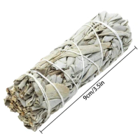 69HC Premium Leaf Bundle Smudges Herbs Wooden Wand for Home Cleansing Incense Fragrance Meditation Smudging