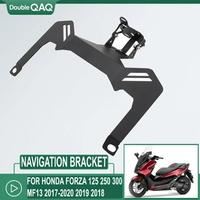 Motorcycle Windshield Mount Navigation Bracket GPS Smartphone Holder Fit For Honda Forza 125 250 300 MF13 2017-2020 2019 2018