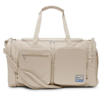 NIKE Men Training Utility Power 2.0 Duffel Bag medium Tas Pria [FN4208-104] LT OREWOOD BRN/INDIGO ST