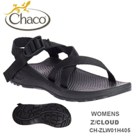 【速捷戶外】美國 Chaco  Z/CLOUD 越野紓壓運動涼鞋 女款CH-ZLW01H405 -標準(黑),戶外涼鞋,運動涼鞋
