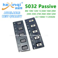 5PCS 8M 16M 12M Passive Crystal Oscillator 5032 Quartz Resonator SMD 2Pin 10M11.0592M13.56M20M22.1184M24M25M27M26M30 MHz 8.000