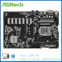 B250 H110 BTC PRO For ASRock H110 Pro BTC+ Computer Motherboard LGA 1151 DDR4 Desktop Mainboard Used