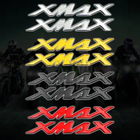 Universal 2Pcs 3D Motorcycle stick Fairing fender fuel Tank Pad Decal Stickers For Yamaha Xmax300 3D Sticker Logo Sticker