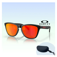【Oakley】Frogskins 亞洲版 休閒太陽眼鏡(OO9245-63 Prizm ruby 鏡片)