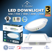Viral Malaysia[SIRIM] VHome ®   LED Downlight Round Square 12W 15W 18W 20W 24W  4\ 6'' 8\" Recessed 