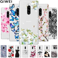 For Sony Xperia 1 Case Transparent Soft TPU Silicone Cover for Sony Xperia 1 Phone Cases Clear Funda Xperia1 J9150 SO-03L Coques
