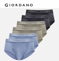 GIORDANO - 男裝 三角內褲 (6條裝) (XL碼)0117611477