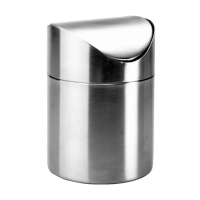 【IBILI】Clasica桌型垃圾桶 霧銀(回收桶 廚餘桶)