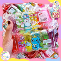 Slime Bantal Crystal Mud isi 6 pcs - mainan slime viral - mainan anak anak