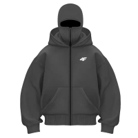 Hoodie Balaclava, Gaya Retro Y2k, Rekaan Penyambungan Hip Hop, Untuk Lelaki dan Wanita, Hoodie Ninja