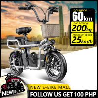100% Real delivery New Life Three-seater parent-child ,400W high performance motor for adults, Signa