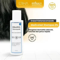 ERHA ERHAIR ERAZOL Shampoo - Shampo Ketombe, Infeksi Jamur, Dermatitis Seboroik - TERBUKTI KLINIS