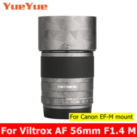Camera Lens Decal Skin For Viltrox AF 56mm F1.4 M ( For Canon EF-M Mount ) Vinyl Wrap Film Protective Sticker AF 56 1.4 F/1.4
