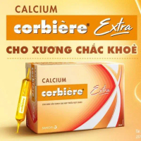 [Chính hãng] Calcium Corbiere Extra cho nhu cầu canxi hay thiếu hụt canxi (Hộp 30 ống) sxd23s1v23x1c