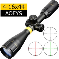 4-16x44 AOEYS Tactical Optic Riflescope Hunting Scopes Rifle Sniper Air Sight for Hunting Optical Spotting Airsoft Scope