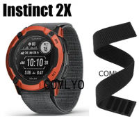Watchband for Garmin Instinct 2X Solar Sports Tactical 2 2S Strap Watch Band Hook&amp;Look Nylon Belt Bracelet